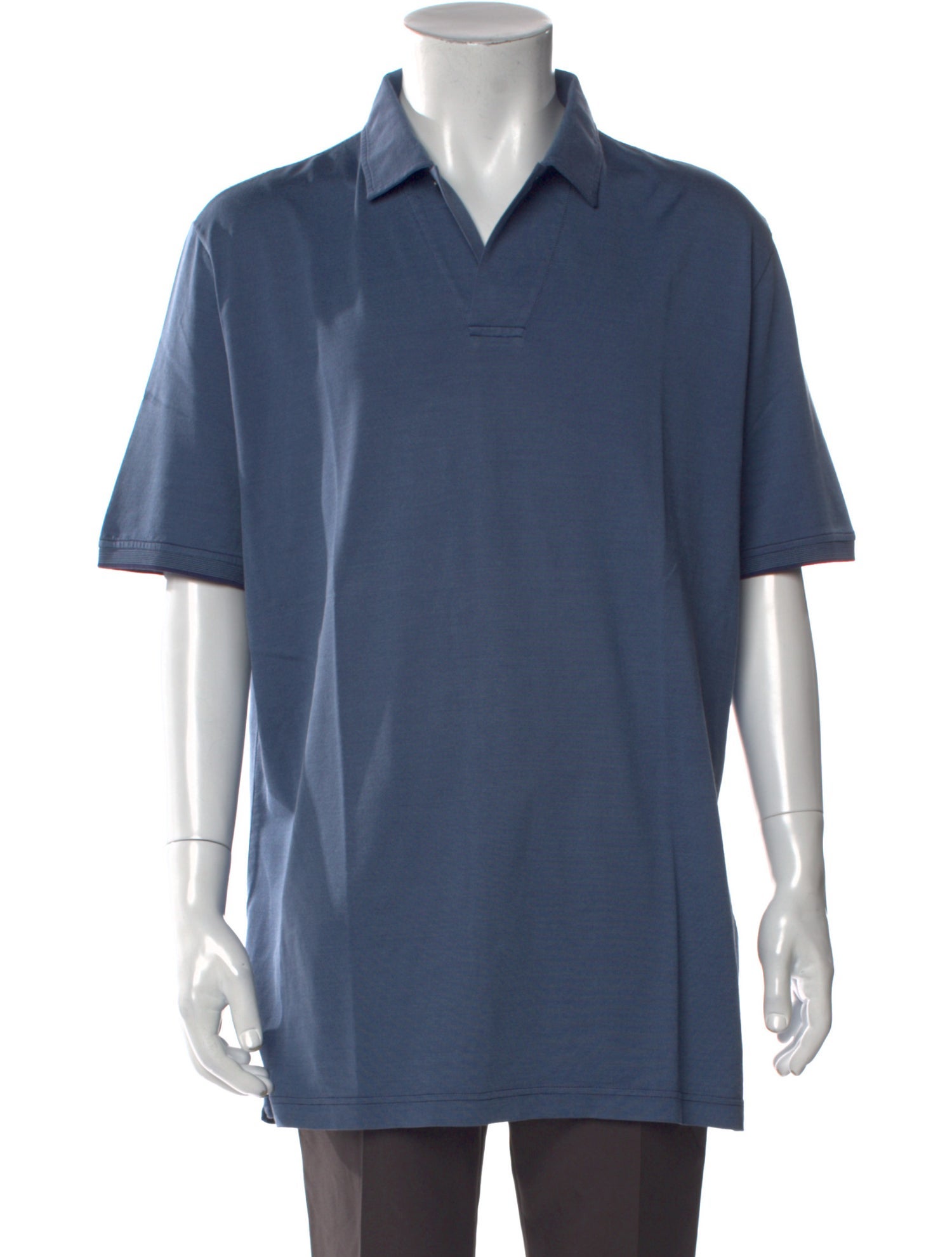 Loro Piana Collar Short Sleeve Polo Shirt