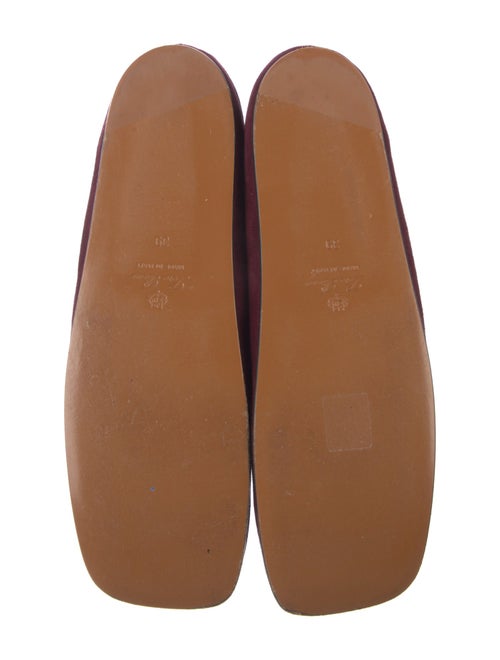 Loro Piana Suede Slingback Flats