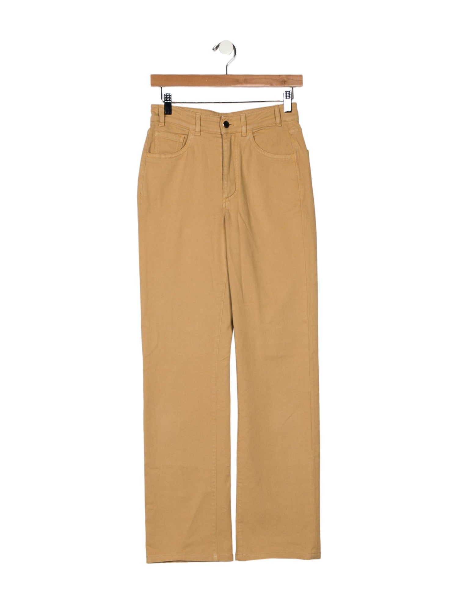 Loro Piana High-Rise Straight Leg Jeans