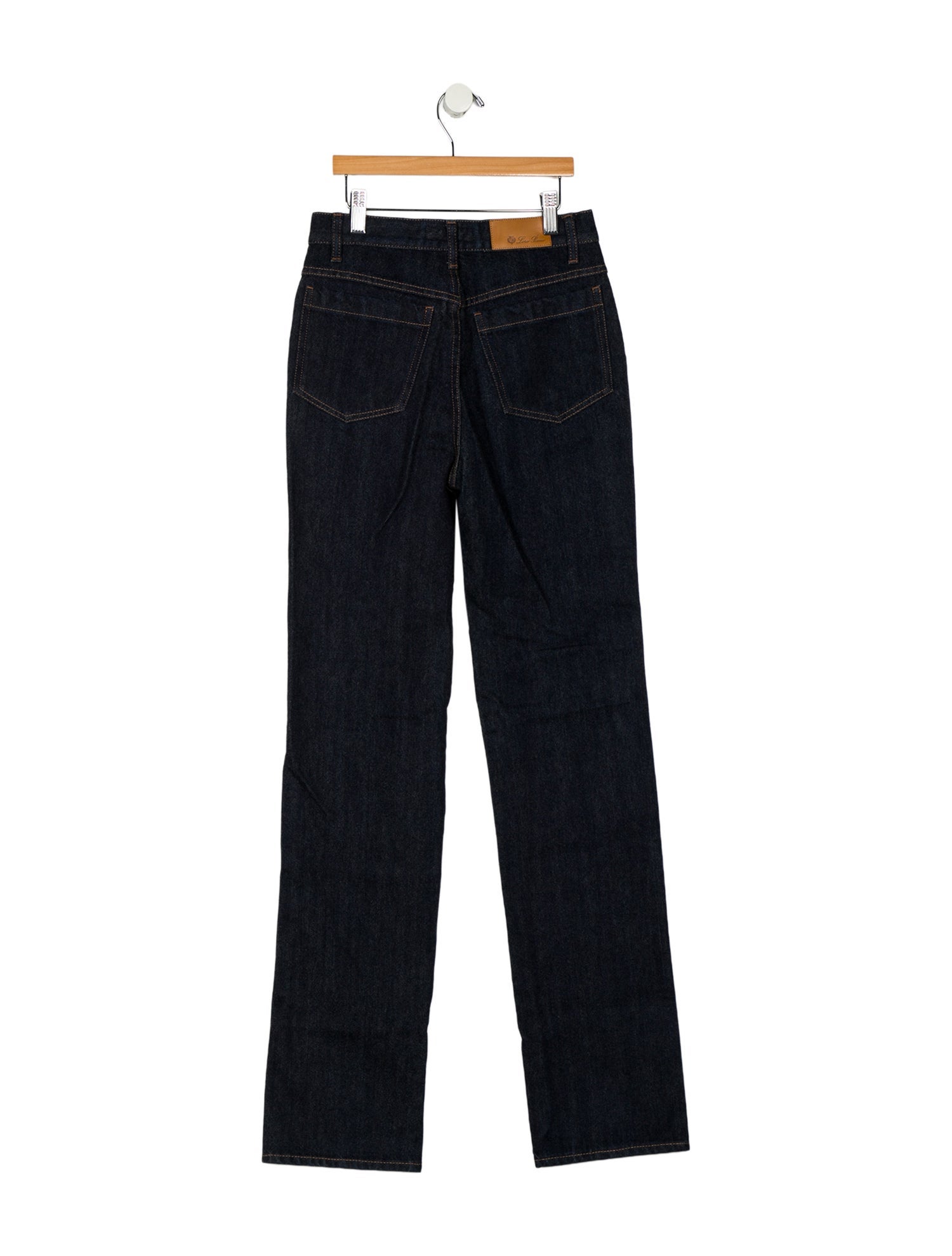 Loro Piana Mid-Rise Straight Leg Jeans