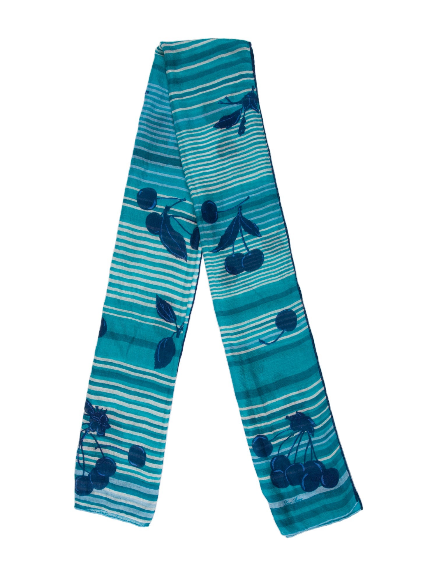 Loro Piana Cashmere Striped Scarf