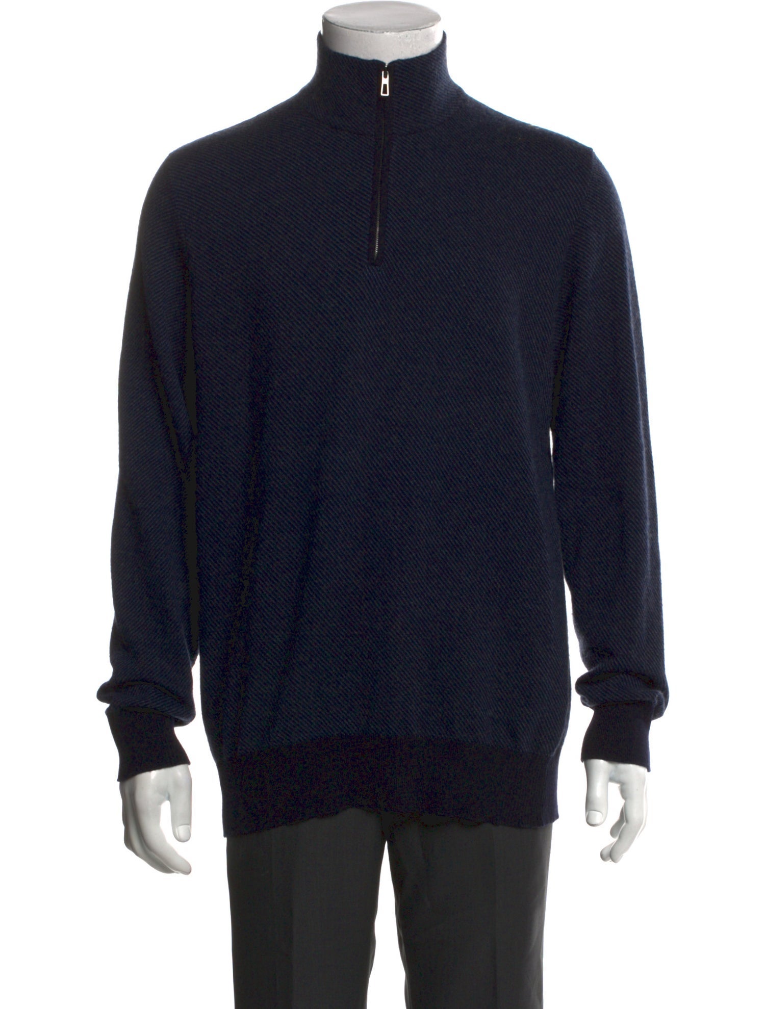 Loro Piana Cashmere Mock Neck Pullover
