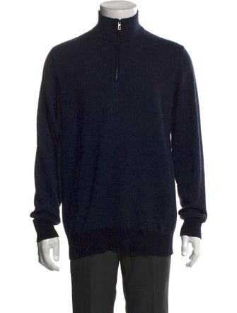 Loro Piana Cashmere Mock Neck Pullover