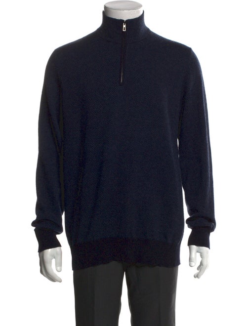 Loro Piana Cashmere Mock Neck Pullover