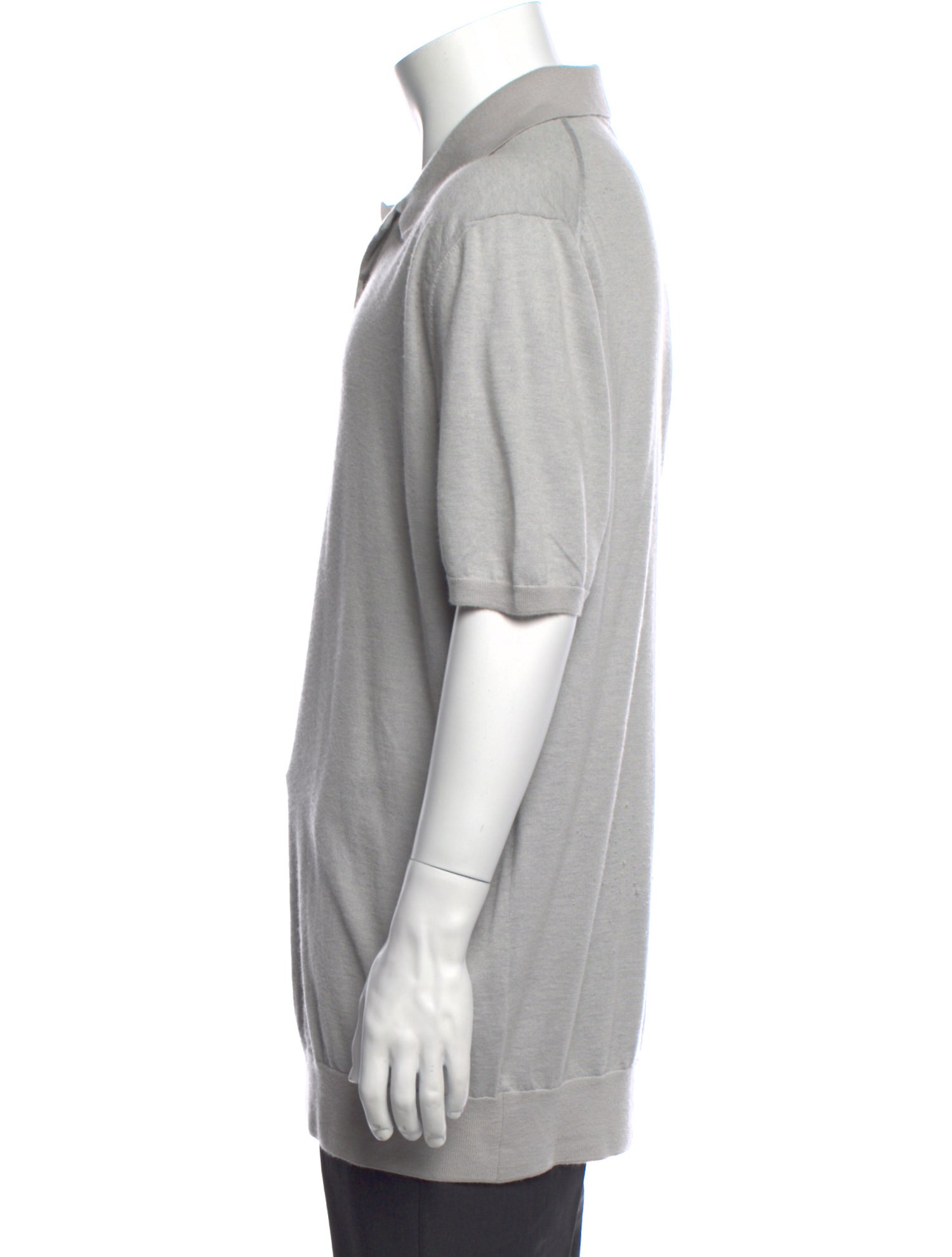 Loro Piana Cashmere Crew Neck Polo Shirt