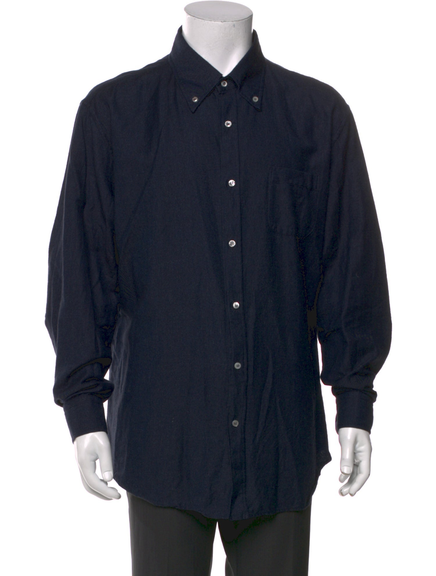 Loro Piana Agui Long Sleeve Denim Shirt