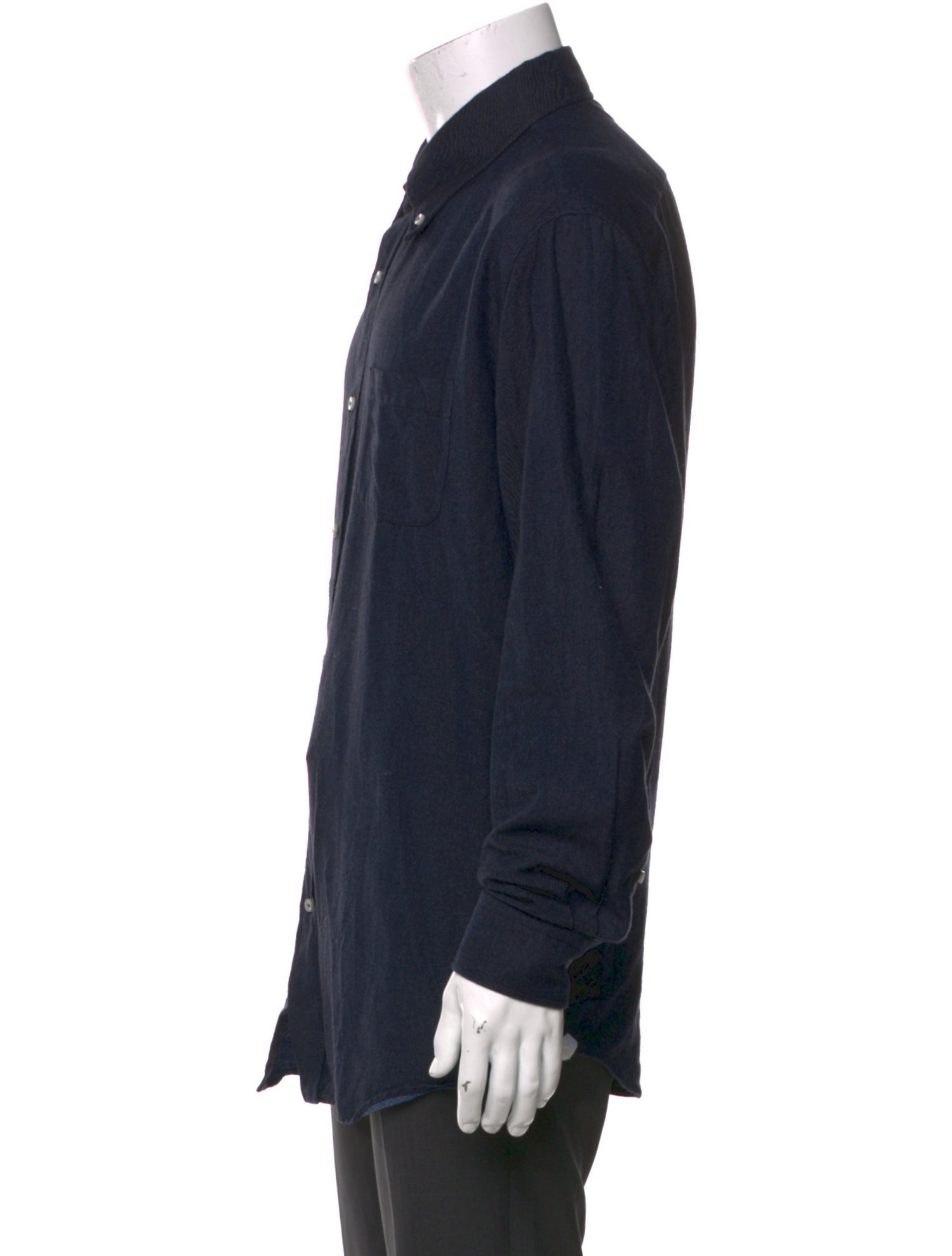 Loro Piana Agui Long Sleeve Denim Shirt