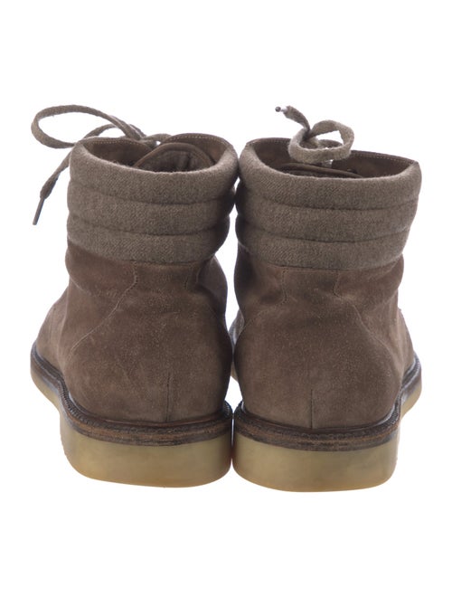 Loro Piana Suede Lace-Up Boots