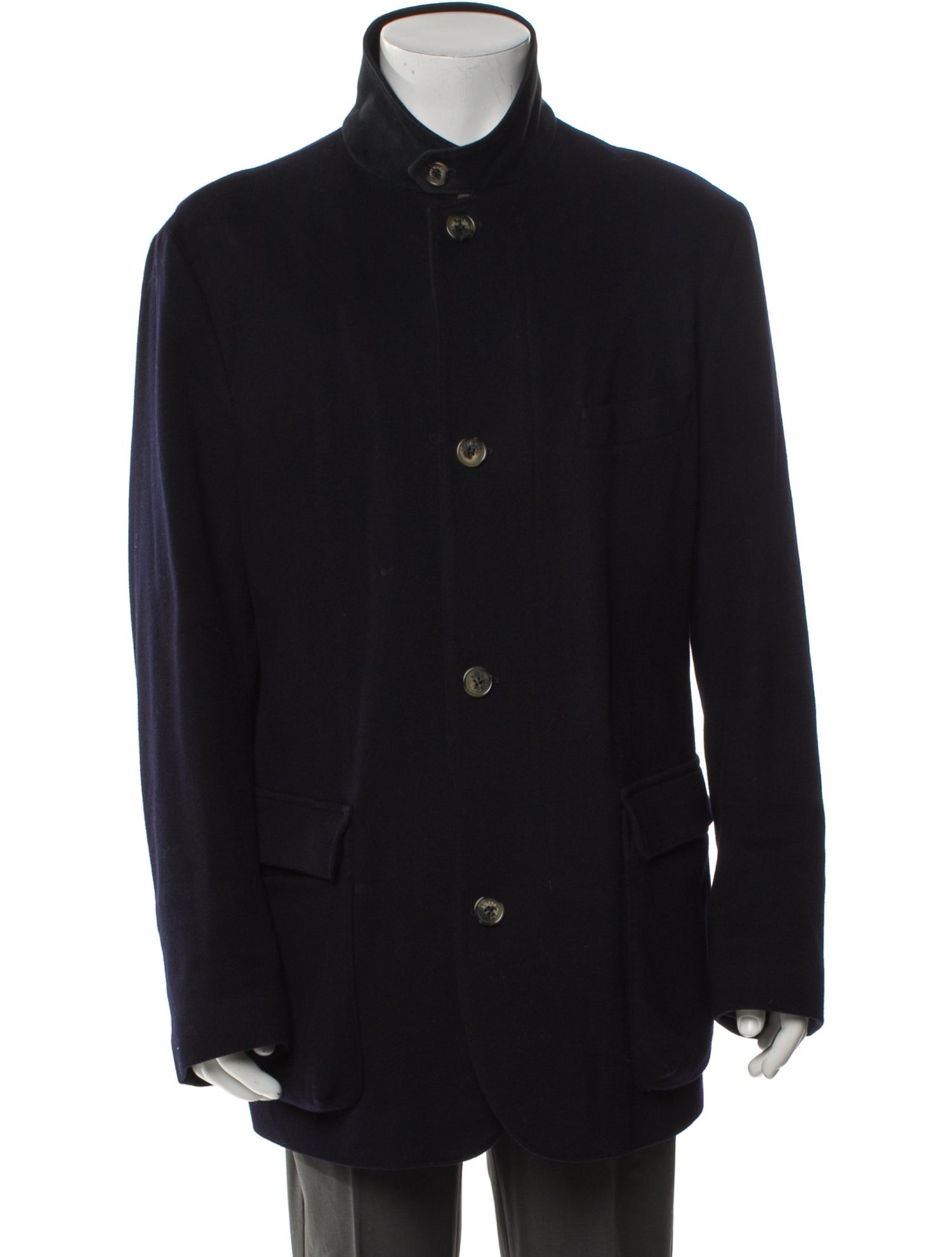 Loro Piana Roadster Storm System Cashmere Overcoat