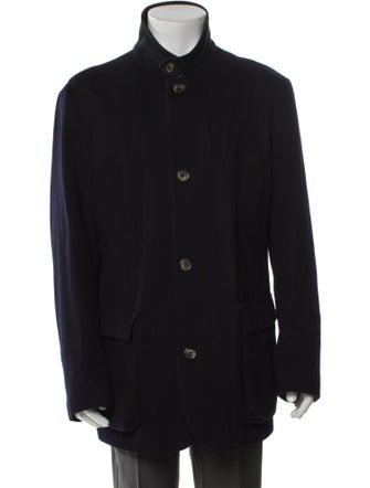 Loro Piana Roadster Storm System Cashmere Overcoat