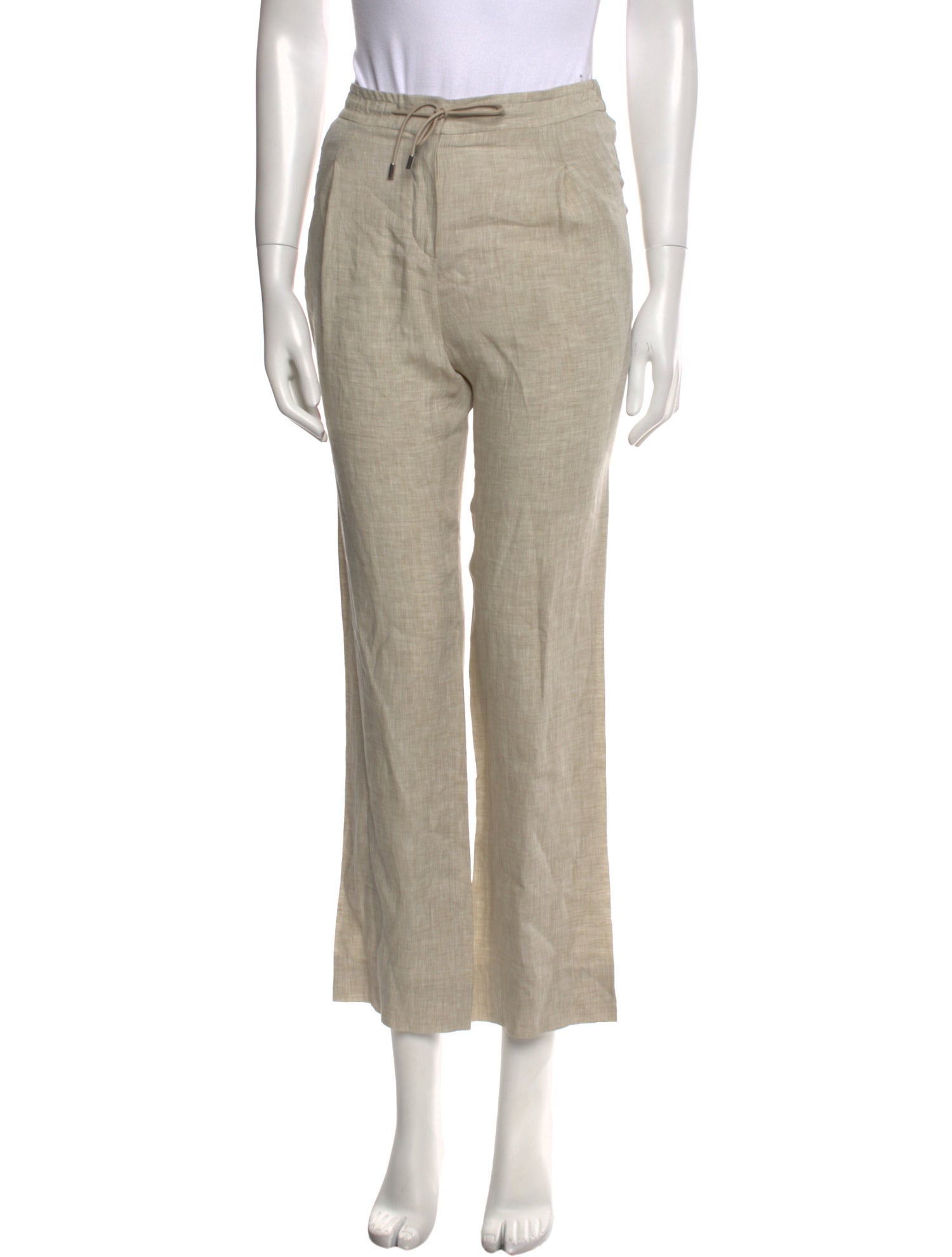 Loro Piana Linen Straight Leg Pants