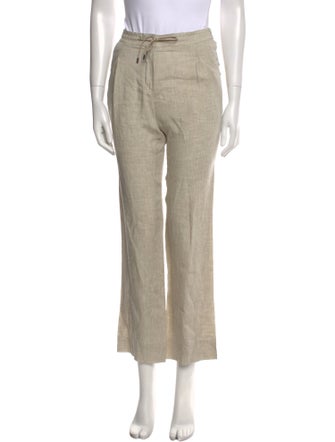 Loro Piana Linen Straight Leg Pants