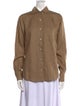 Loro Piana Neo André Linen Button-Up Top