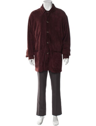 Loro Piana Leather Overcoat