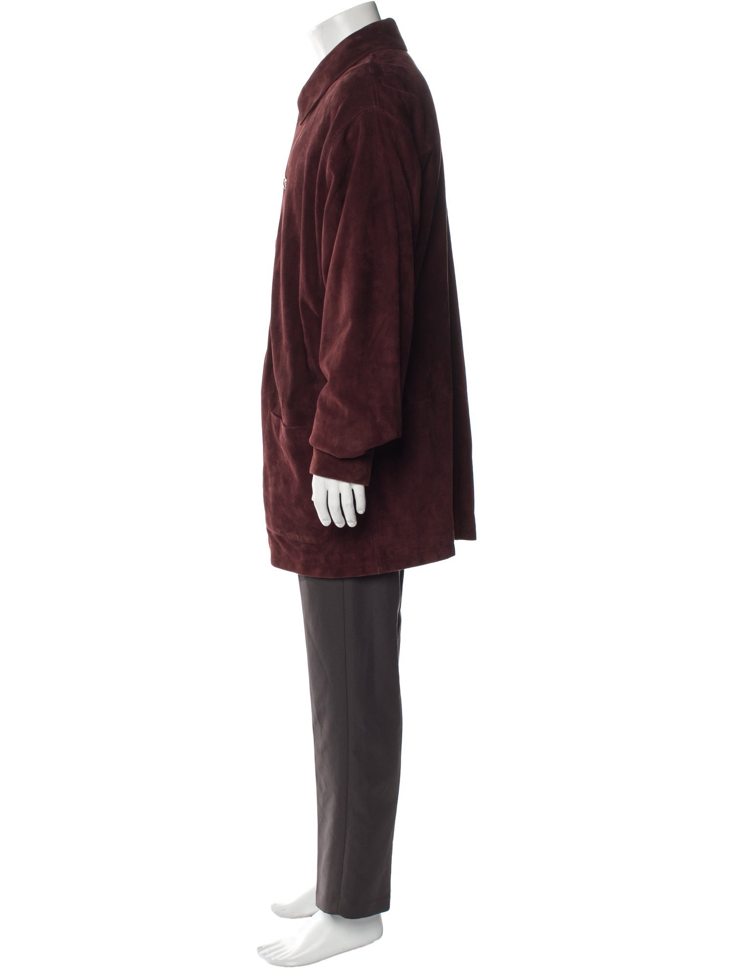 Loro Piana Leather Overcoat