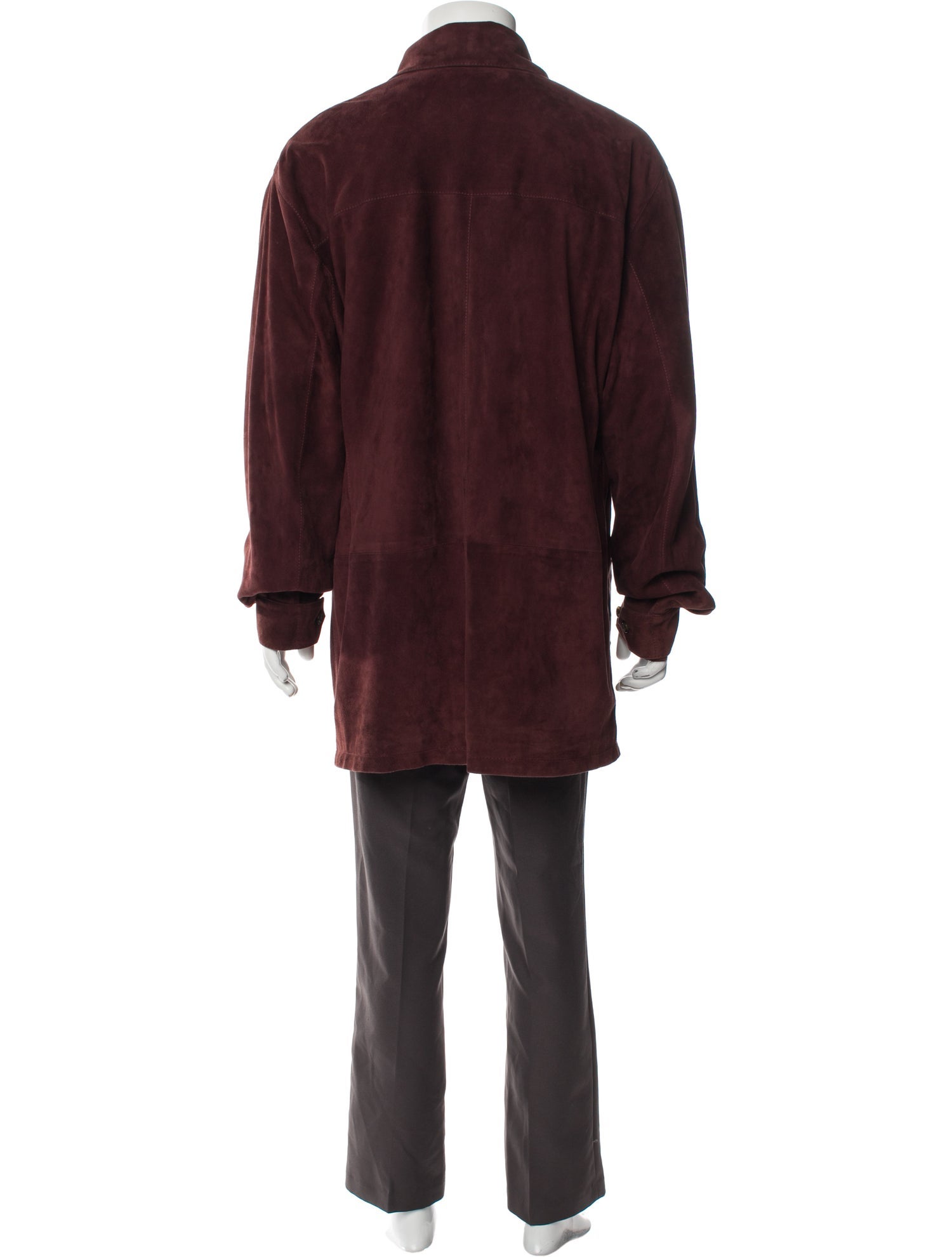 Loro Piana Leather Overcoat