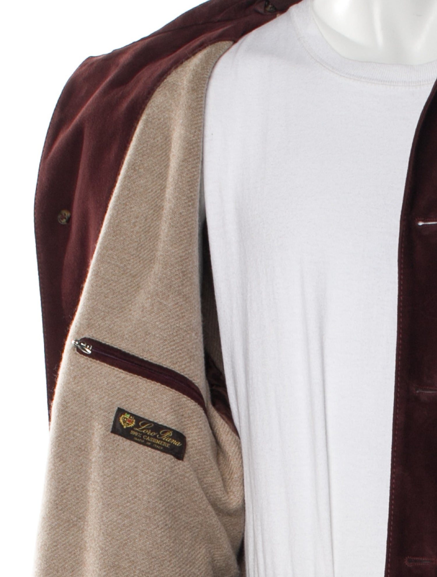 Loro Piana Leather Overcoat