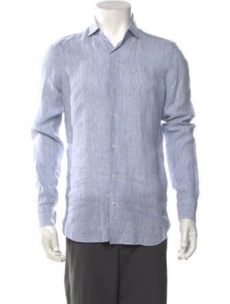 Loro Piana Linen Striped Shirt