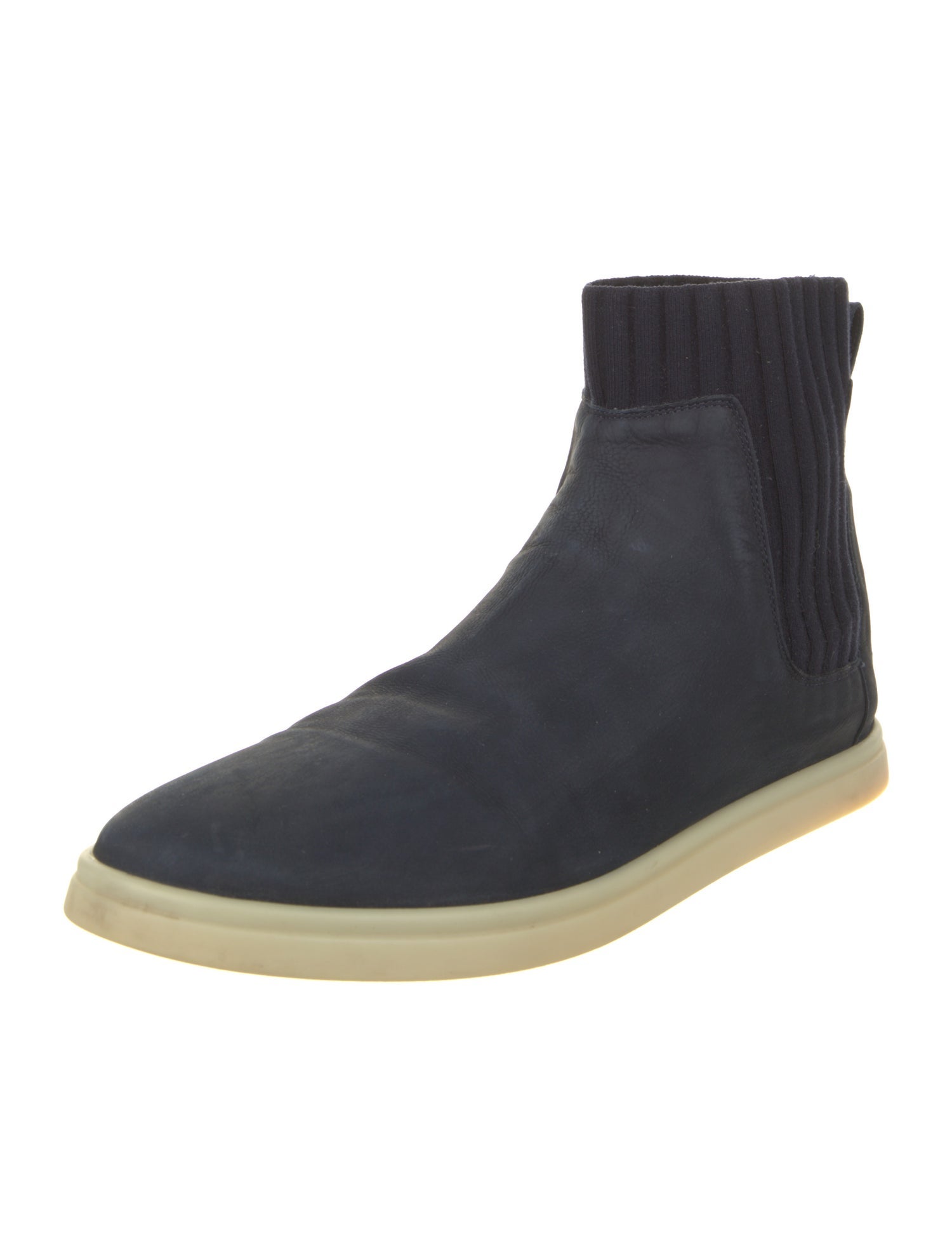 Loro Piana Leather Chelsea Boots