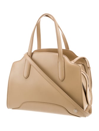 Loro Piana Leather Top Handle Bag