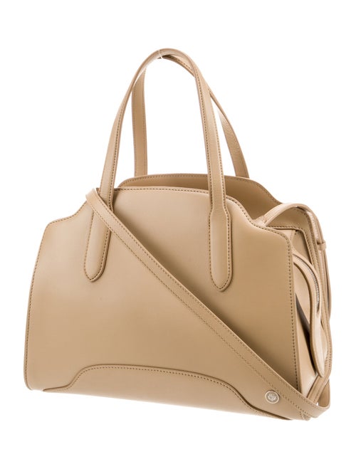 Loro Piana Leather Top Handle Bag
