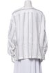 Loro Piana Linen Striped Button-Up Top