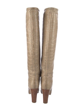Loro Piana Tower Crocodile Boots