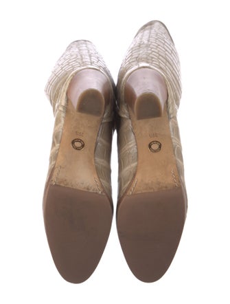 Loro Piana Tower Crocodile Boots