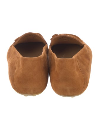 Loro Piana Suede Tassel Accents Loafers