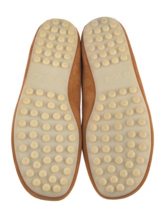 Loro Piana Suede Tassel Accents Loafers