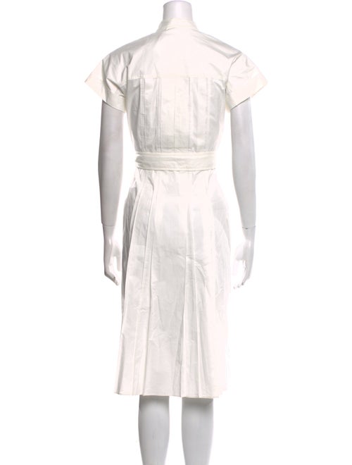 Loro Piana Mock Neck Midi Length Dress