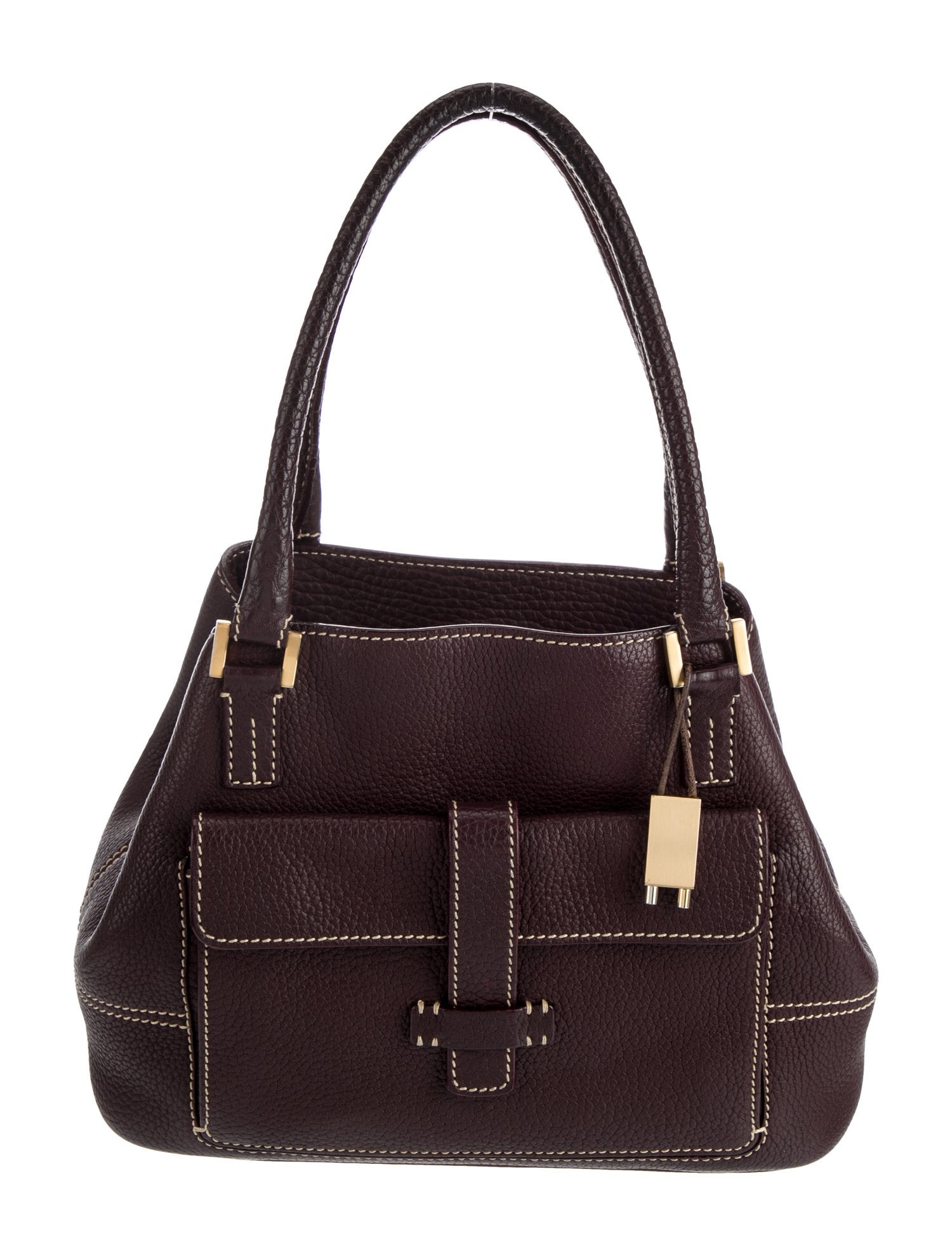 Loro Piana Leather Top Handle Bag
