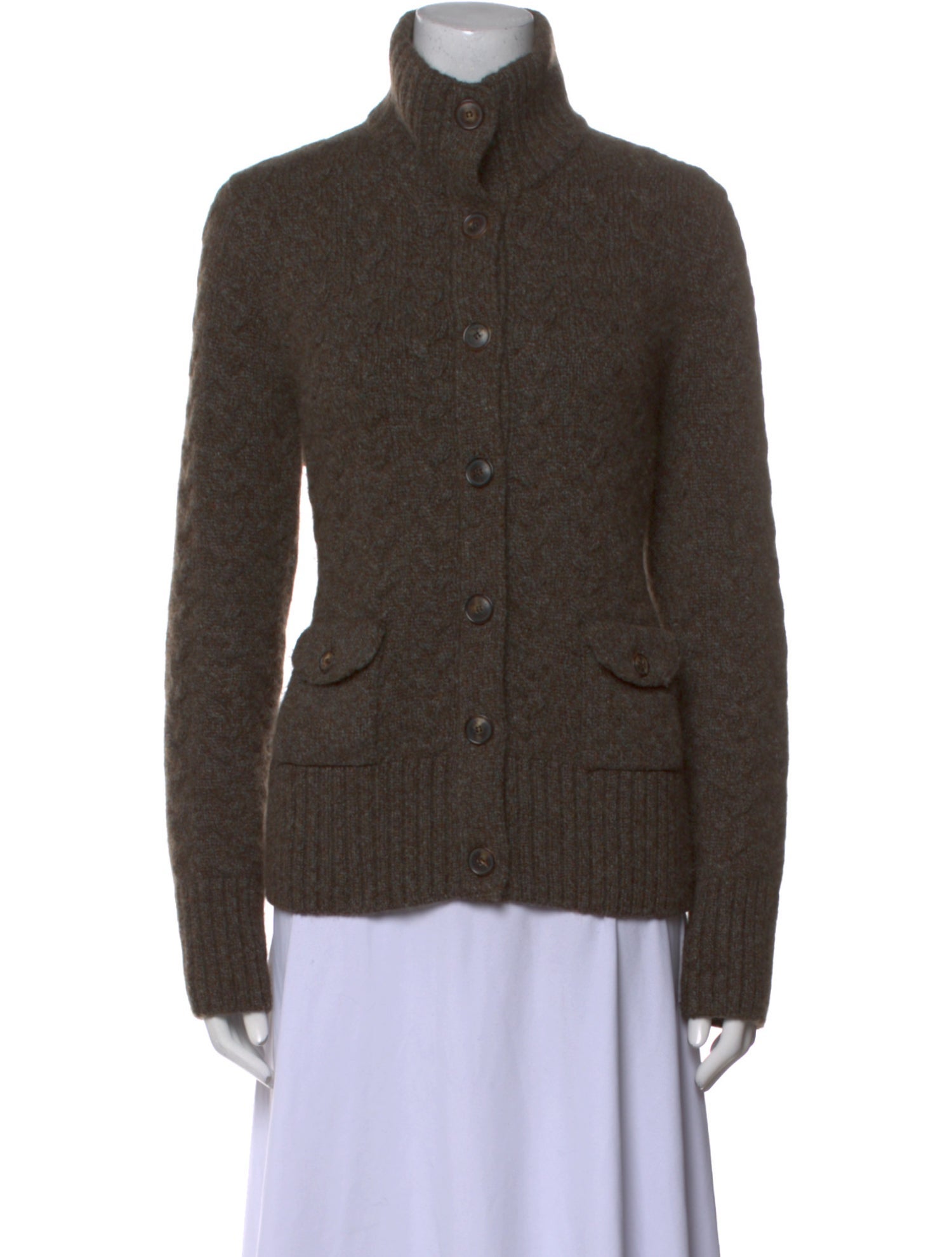 Loro Piana Cashmere Mock Neck Sweater