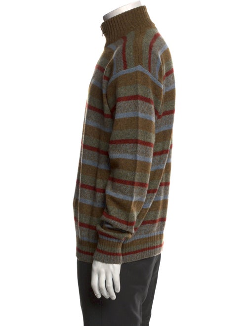 Loro Piana Cashmere Striped Polo Sweater