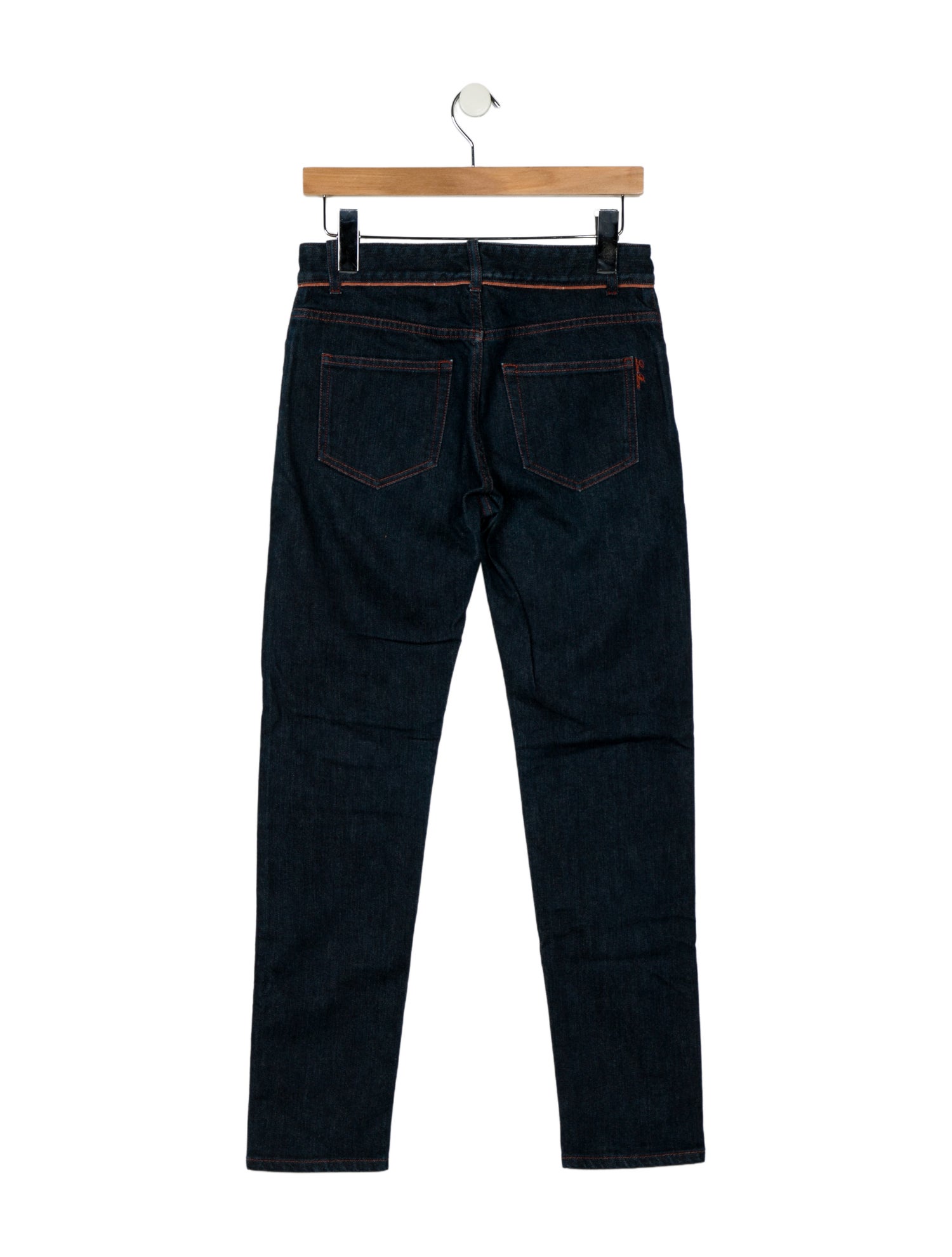 Loro Piana Mid-Rise Straight Leg Jeans