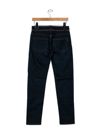 Loro Piana Mid-Rise Straight Leg Jeans