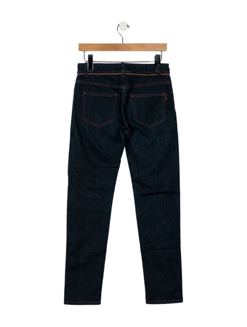 Loro Piana Mid-Rise Straight Leg Jeans