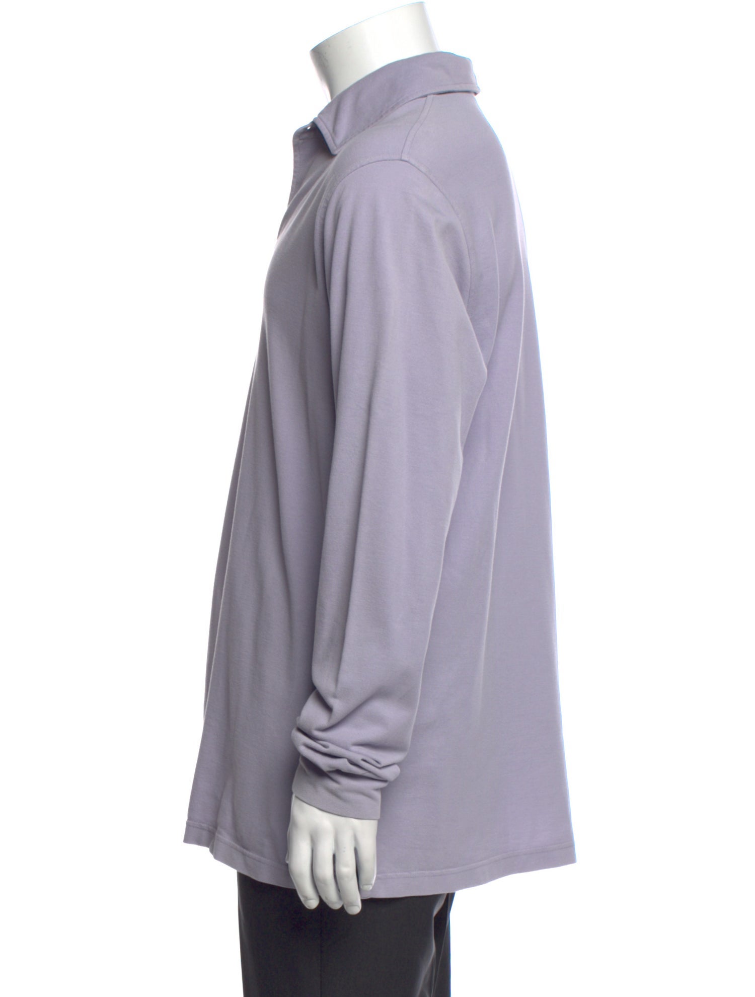 Loro Piana Crew Neck Long Sleeve Polo Shirt