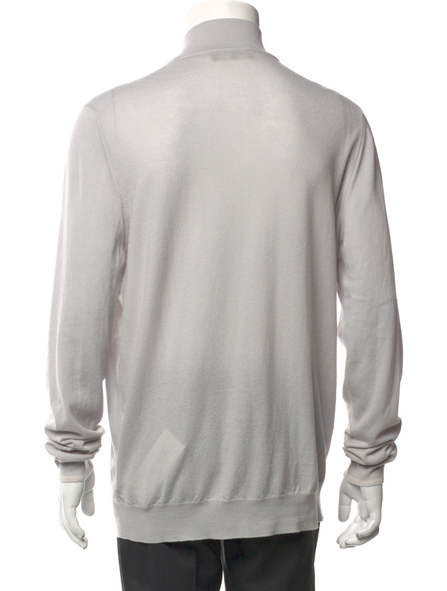 Loro Piana Cashmere Mock Neck Cardigan