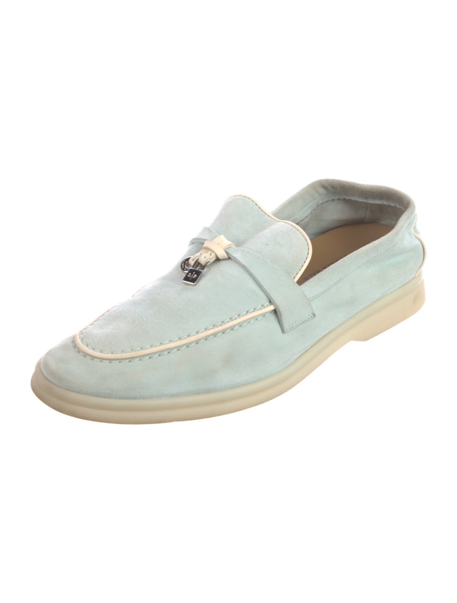 Loro Piana Summer Walk Charms Suede Loafers