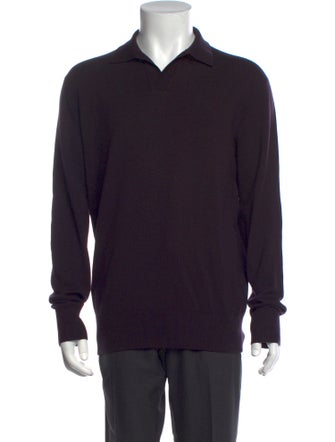 Loro Piana Virgin Wool V-Neck Henley