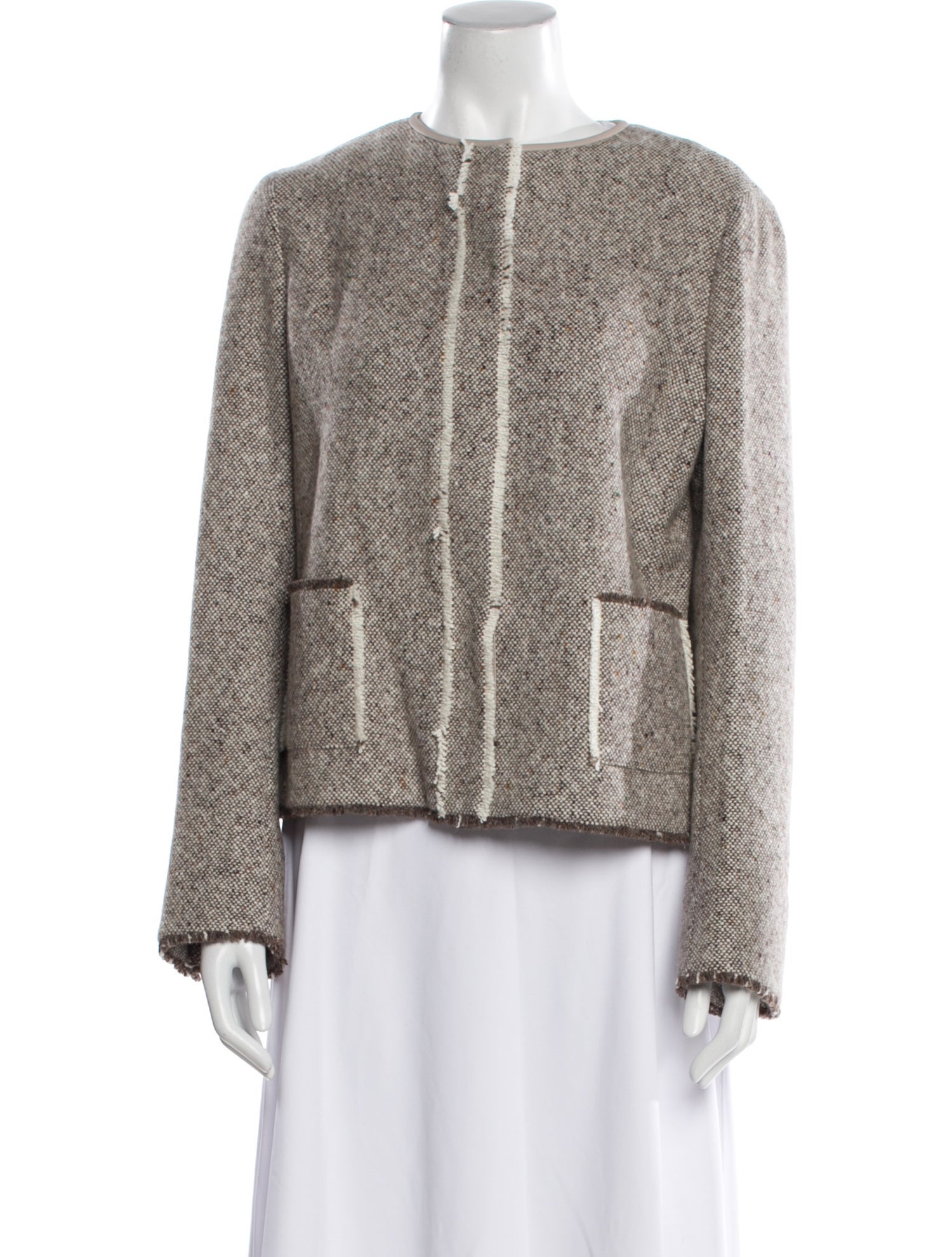 Loro Piana Kylie Tweed Evening Jacket w/ Tags