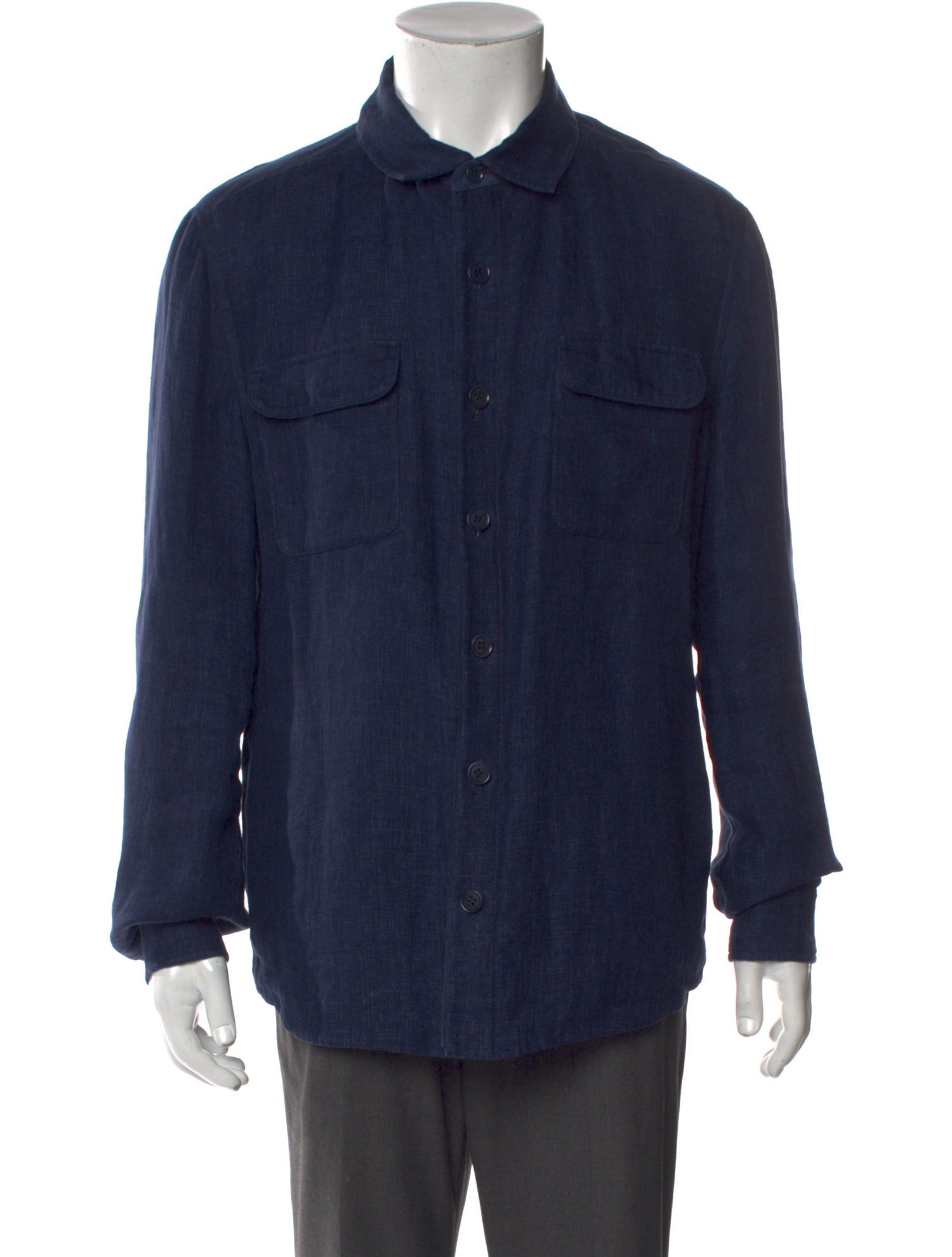 Loro Piana Linen Long Sleeve Shirt