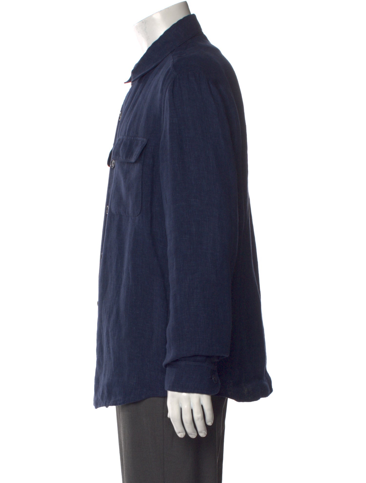 Loro Piana Linen Long Sleeve Shirt