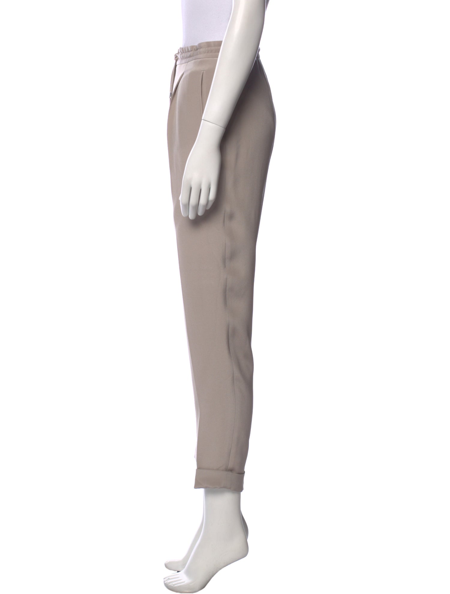 Loro Piana Silk Skinny Leg Pants