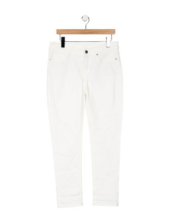 Loro Piana Mid-Rise Straight Leg Jeans