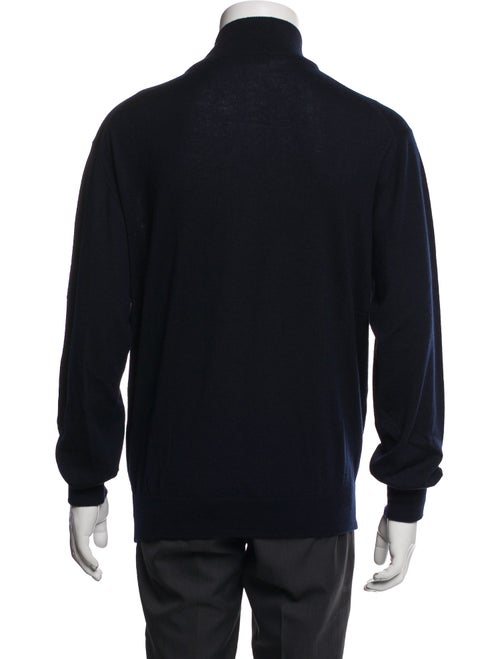 Loro Piana Cashmere Mock Neck Cardigan