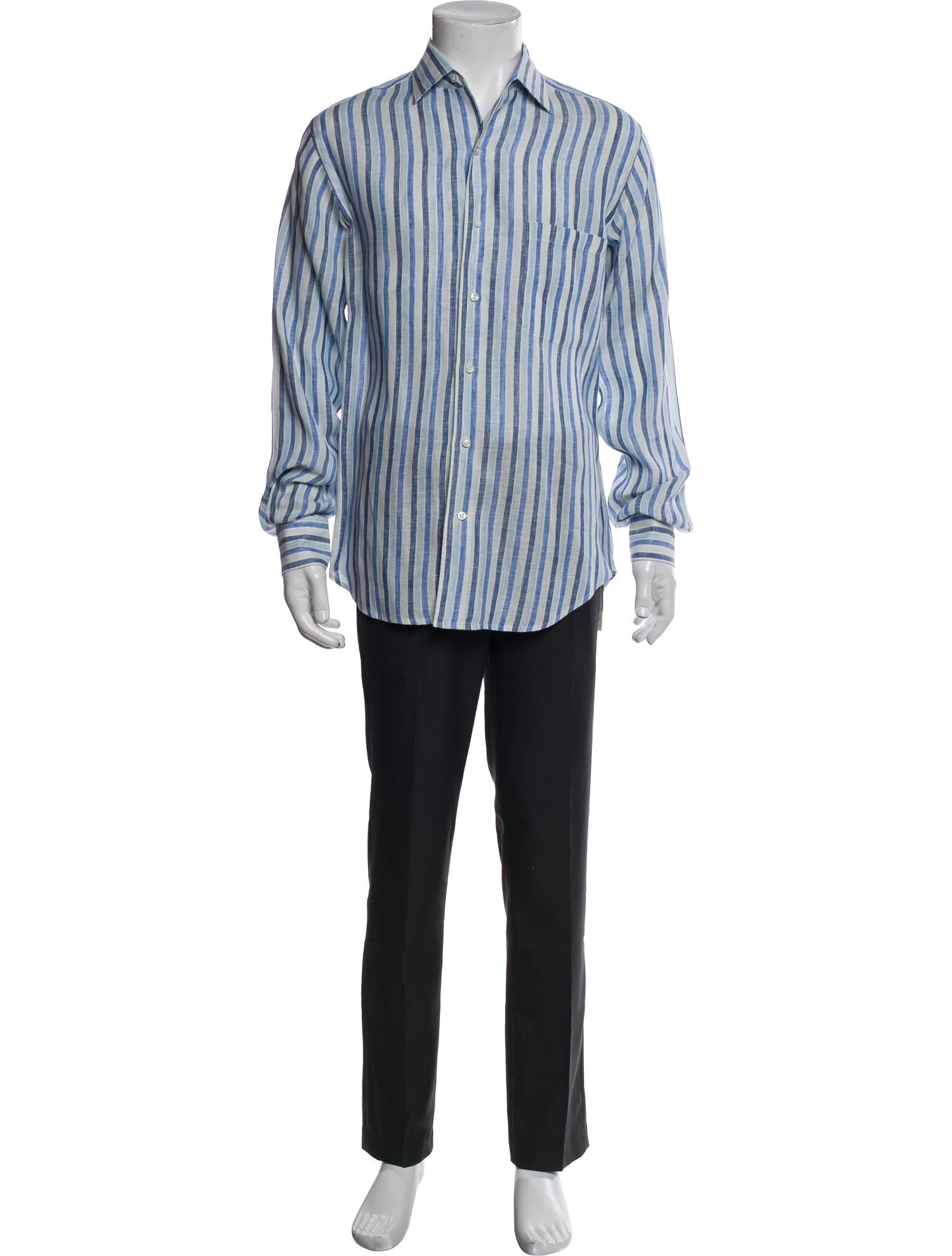 Loro Piana Linen Striped Shirt
