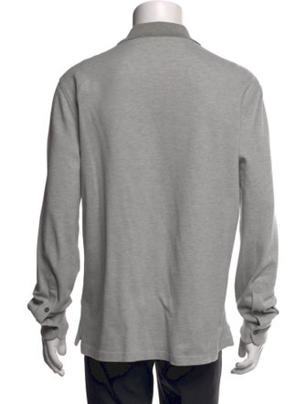 Loro Piana Collar Long Sleeve Polo Shirt