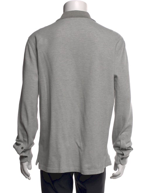 Loro Piana Collar Long Sleeve Polo Shirt
